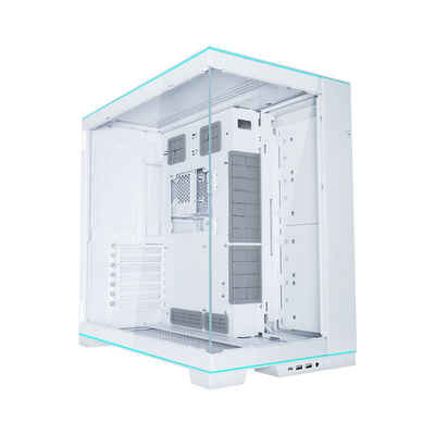 Lian Li PC-Gehäuse O11D EVO RGB - Midi Tower - Tempered Glass - weiß