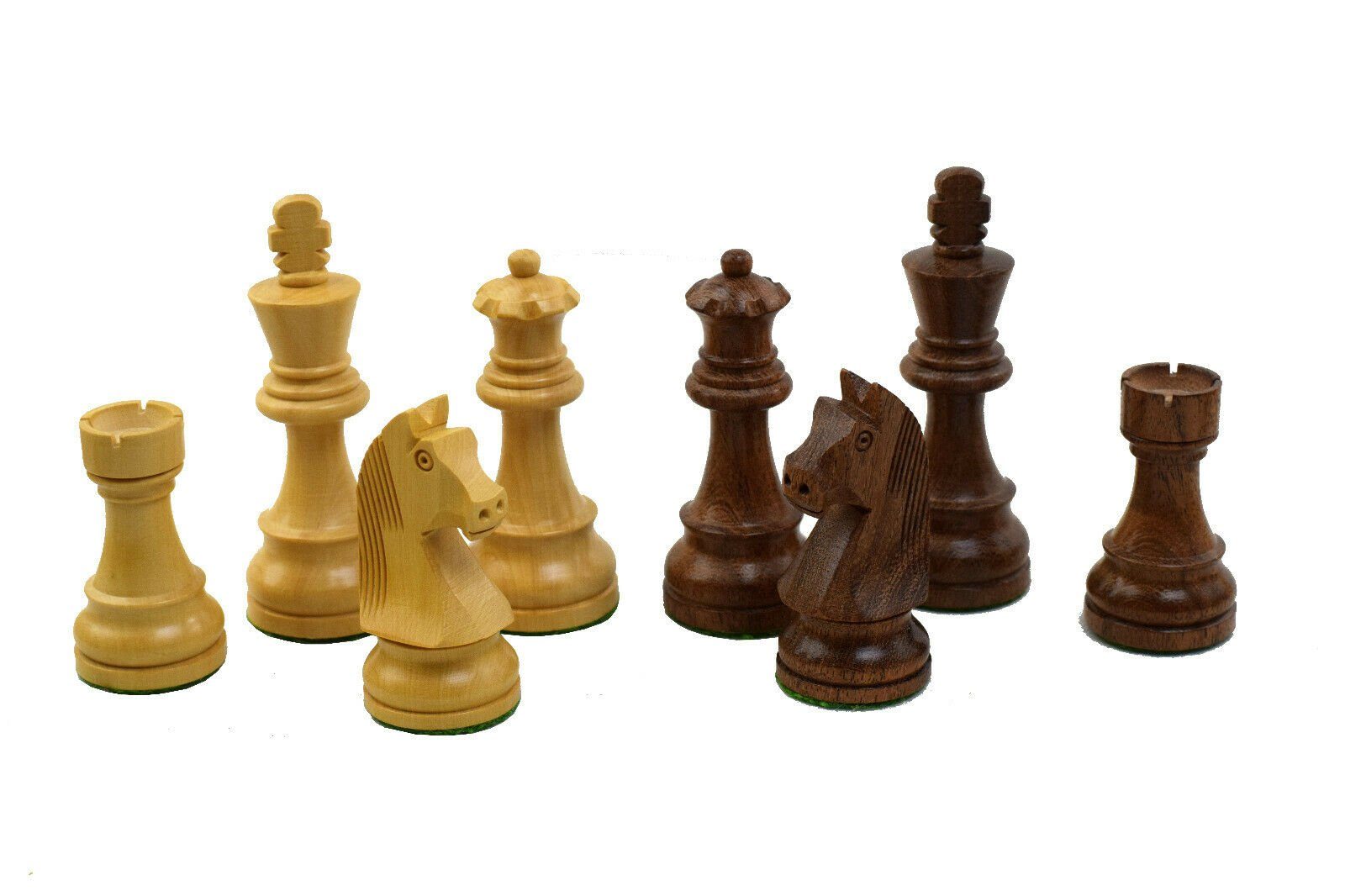 ROOGU Spiel ROOGU German Staunton 3.75'' Schachfiguren Akazienholz Indien