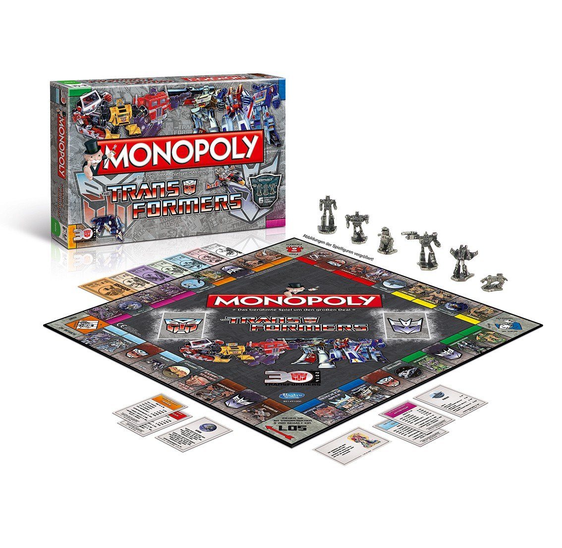 Winning Moves Spiel Monopoly Transformers retro, Brettspiel