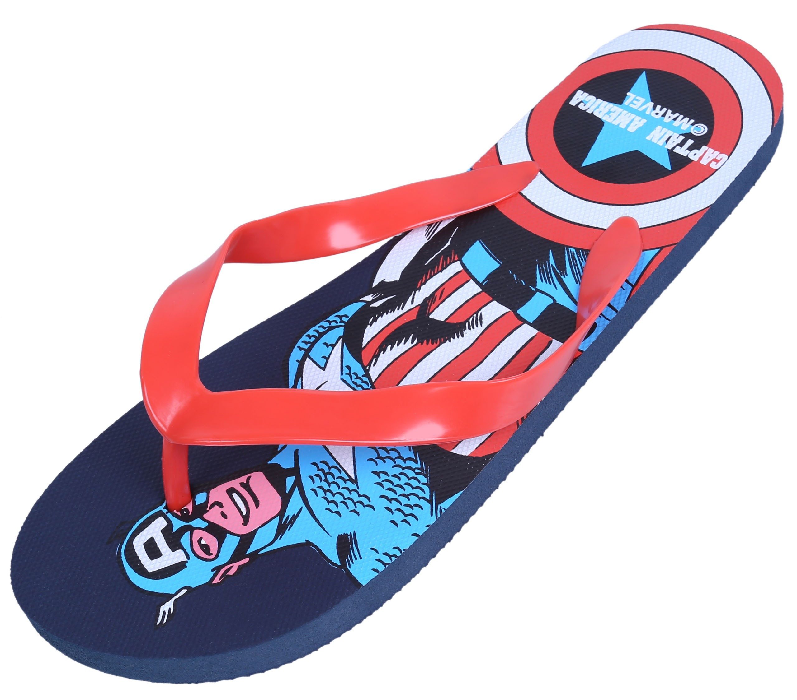 Sarcia.eu Dunkelblaue Flip-Flops für Herren CAPTAIN AMERICA Marvel 44/45 EU Pantolette