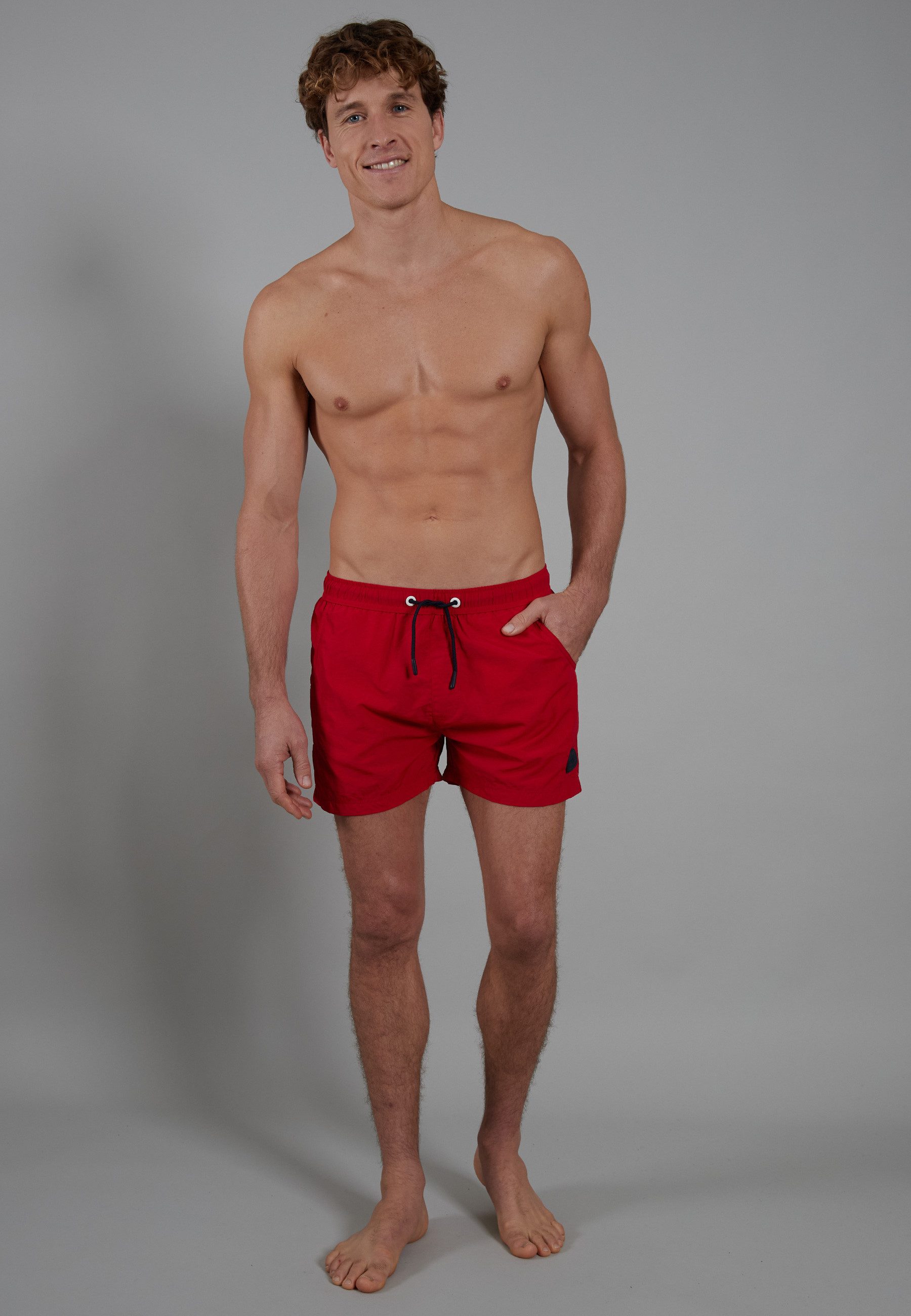 CECEBA Badehose CECEBA Herren Badehose rot uni (1-St) günstig online kaufen