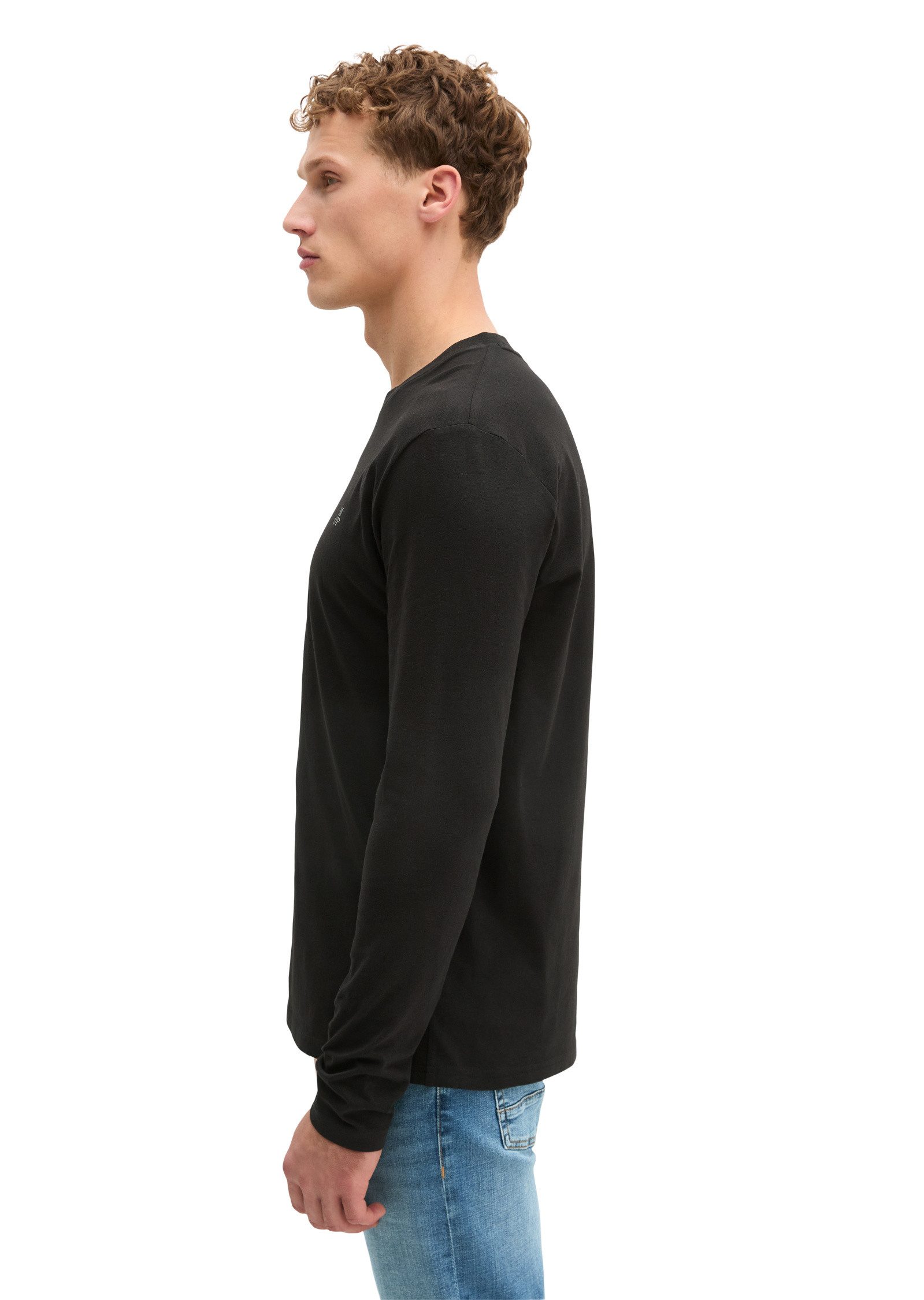 Marc O'Polo Langarmshirt aus reiner Bio-Baumwolle