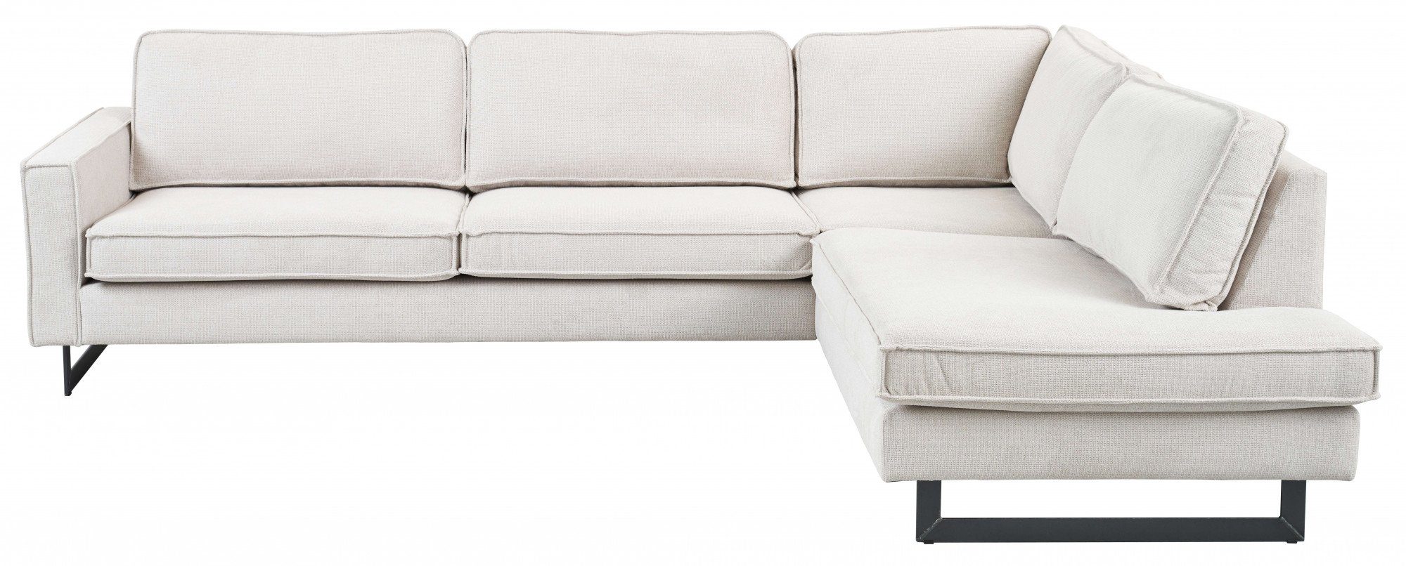 Home affaire Ecksofa "Pinto, 290 cm, Cord, Chenille, Lederoptik, Ottomane l günstig online kaufen