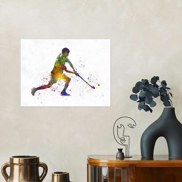 Posterlounge Wandfolie nobelart, Hockeyspieler I, Malerei
