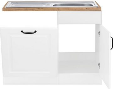 wiho Küchen Spülenschrank Erla 110 cm breit, inkl. Tür/Sockel für Geschirrspüler