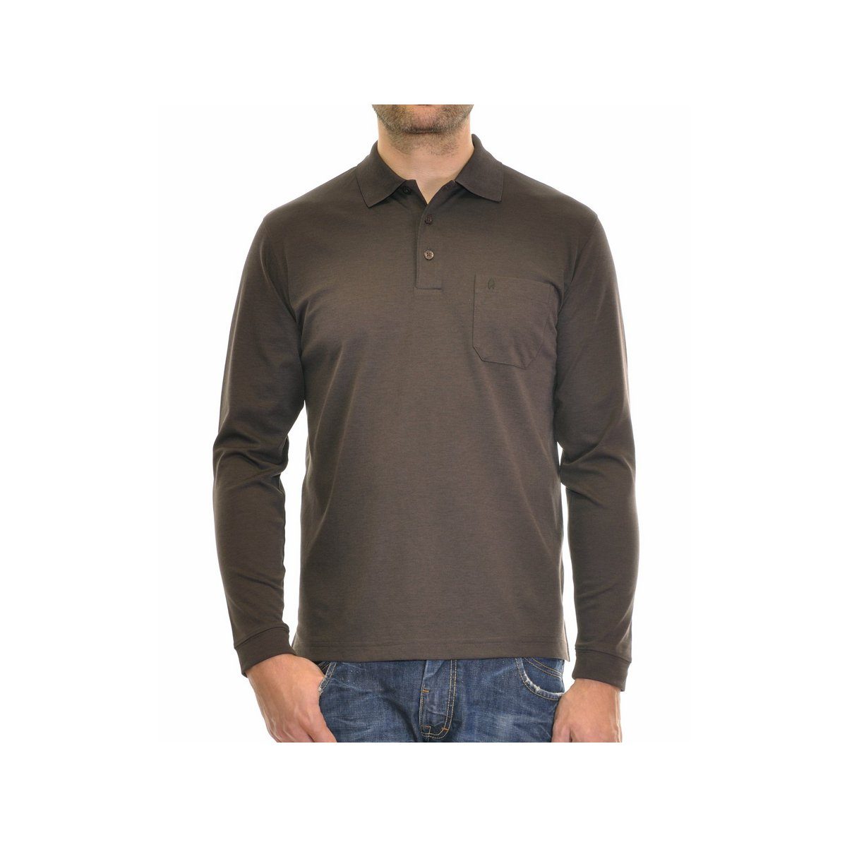 schwarz RAGMAN Poloshirt comfort fit (1-tlg)