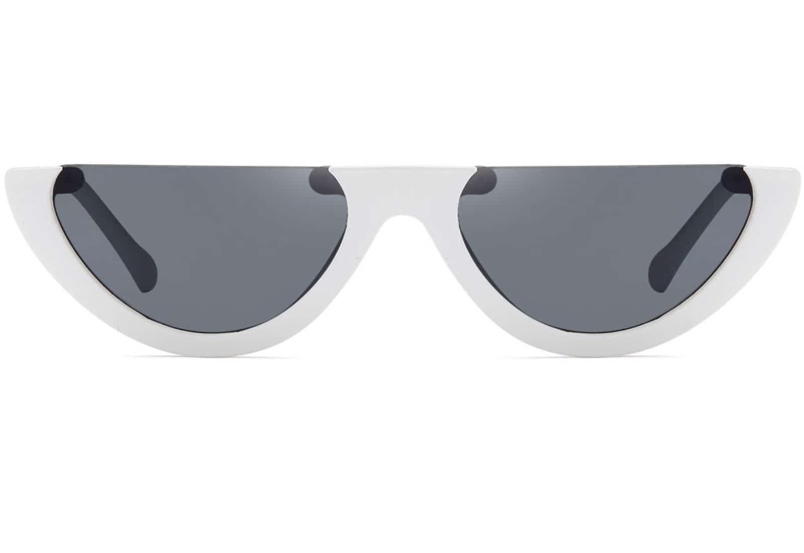 BEZLIT Eyewear Retrosonnenbrille Rundglas Designer Damen Sonnenbrille (1-St) mit schwarz und braunen Linsen