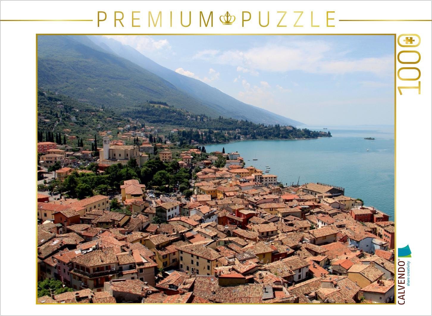 Puzzle CALVENDO Puzzle Malcesine 1000 Teile Lege-Größe 64 x 48 cm Foto-Puzzle Bild von flybluehigh