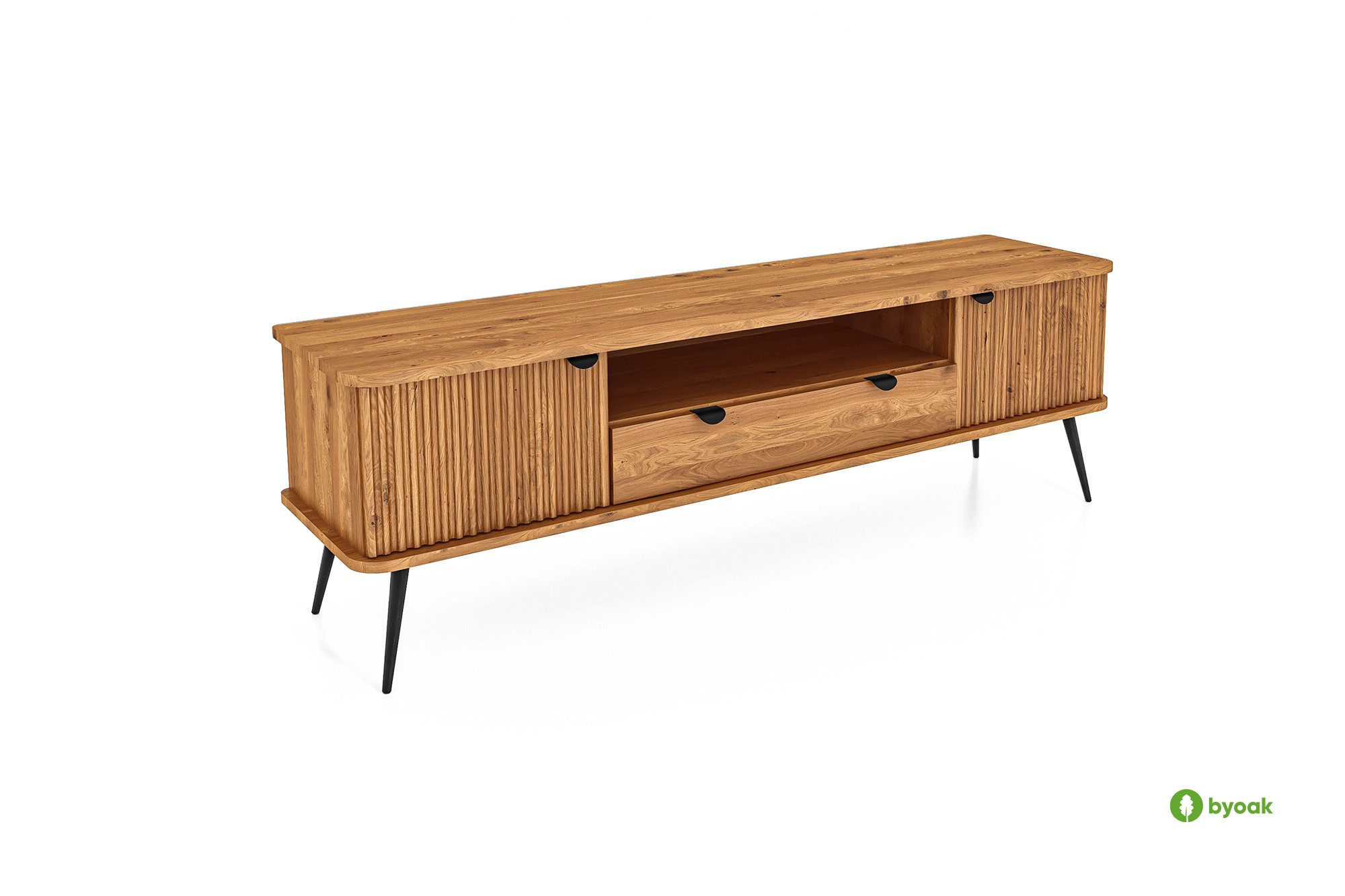 byoak TV-Schrank KULA aus Massivholz, Naturgeölt