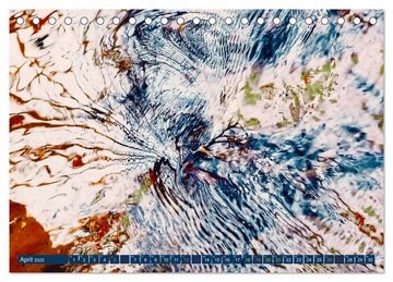 CALVENDO Wandkalender Bachwasser (Tischkalender 2025 DIN A5 quer), CALVENDO Monatskalender
