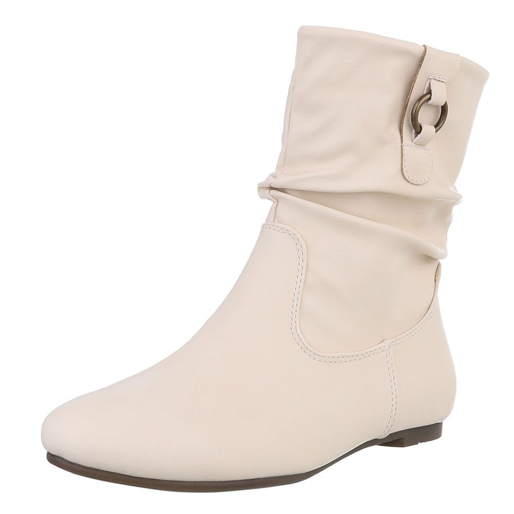 Ital-Design Damen Freizeit Stiefelette (88519483) Blockabsatz Flache Stiefe günstig online kaufen
