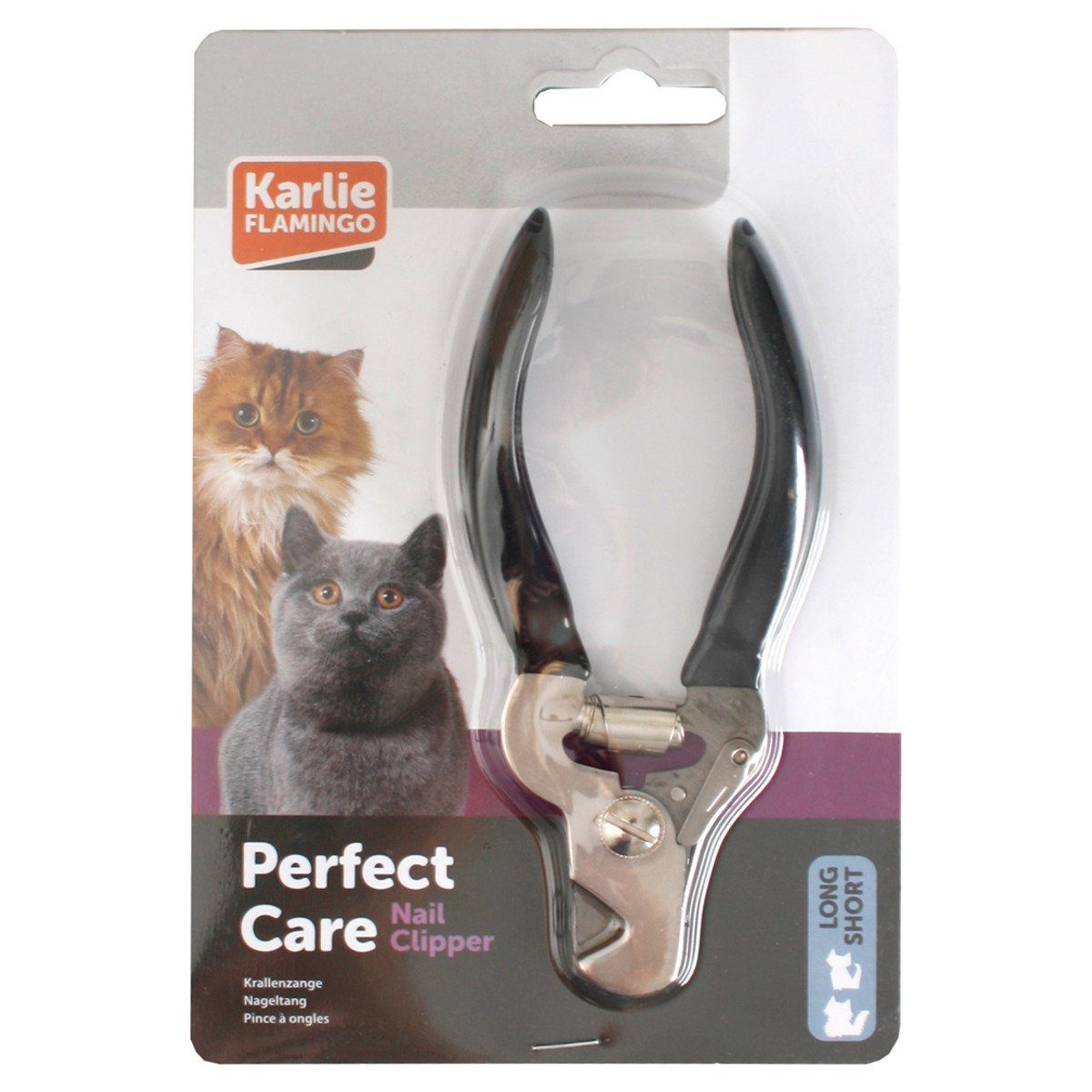 Krallenschneider Krallenzange für Katzen schwarz