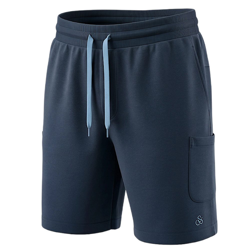Sweatshorts Freizeitshorts Shorts mit Kordelzug, Eingrifftaschen