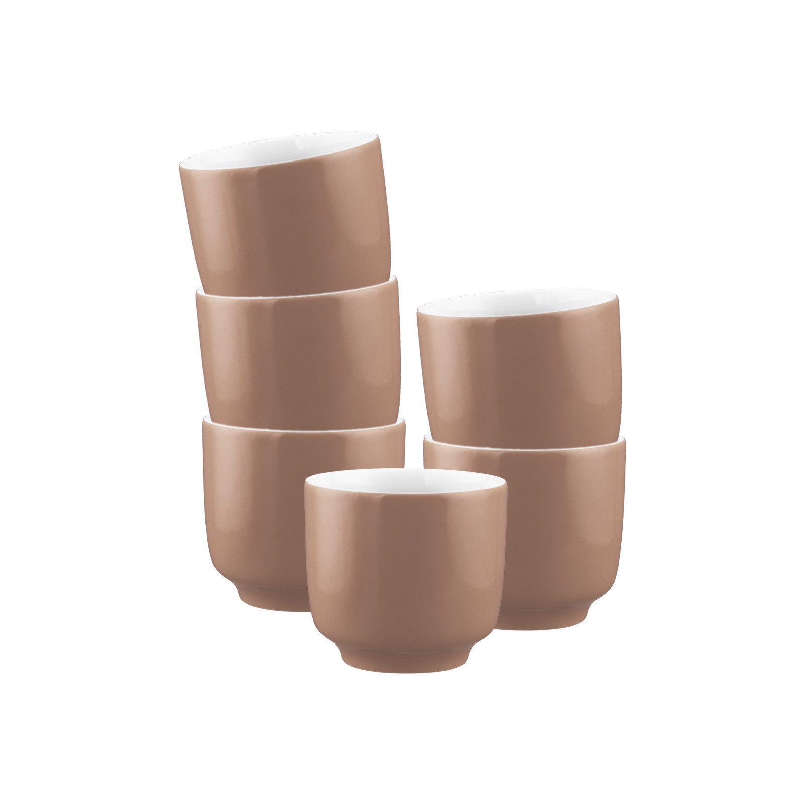 Seltmann Weiden Cappuccinotasse Sento Home Pure Colors, 6-tlg., Porzellan