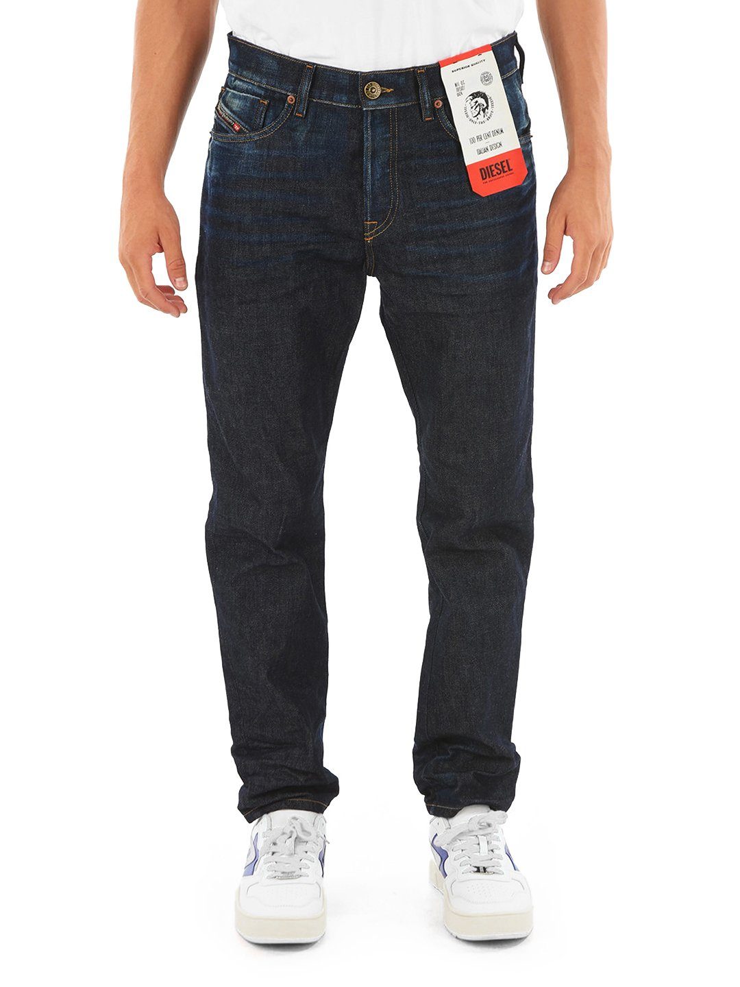 Hose D-Fining Tapered-fit-Jeans Länge:32 - Stretch Diesel 09A20 - Regular