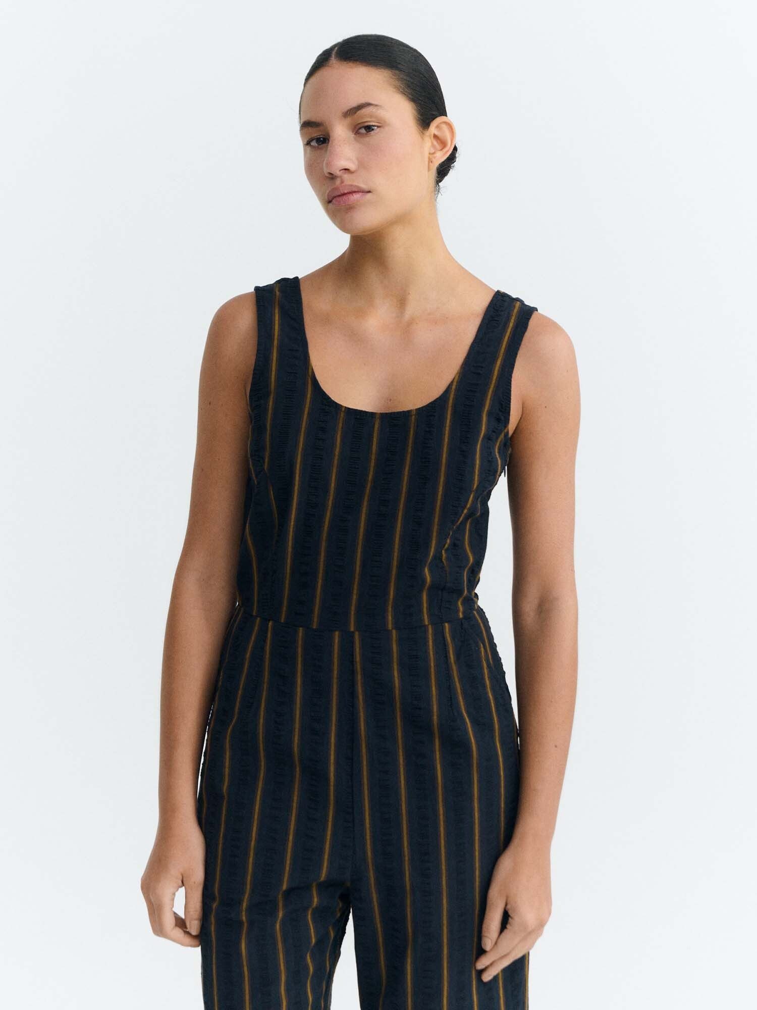 Thinking Mu Jumpsuit Raflesia Seersucker Jumpsuit