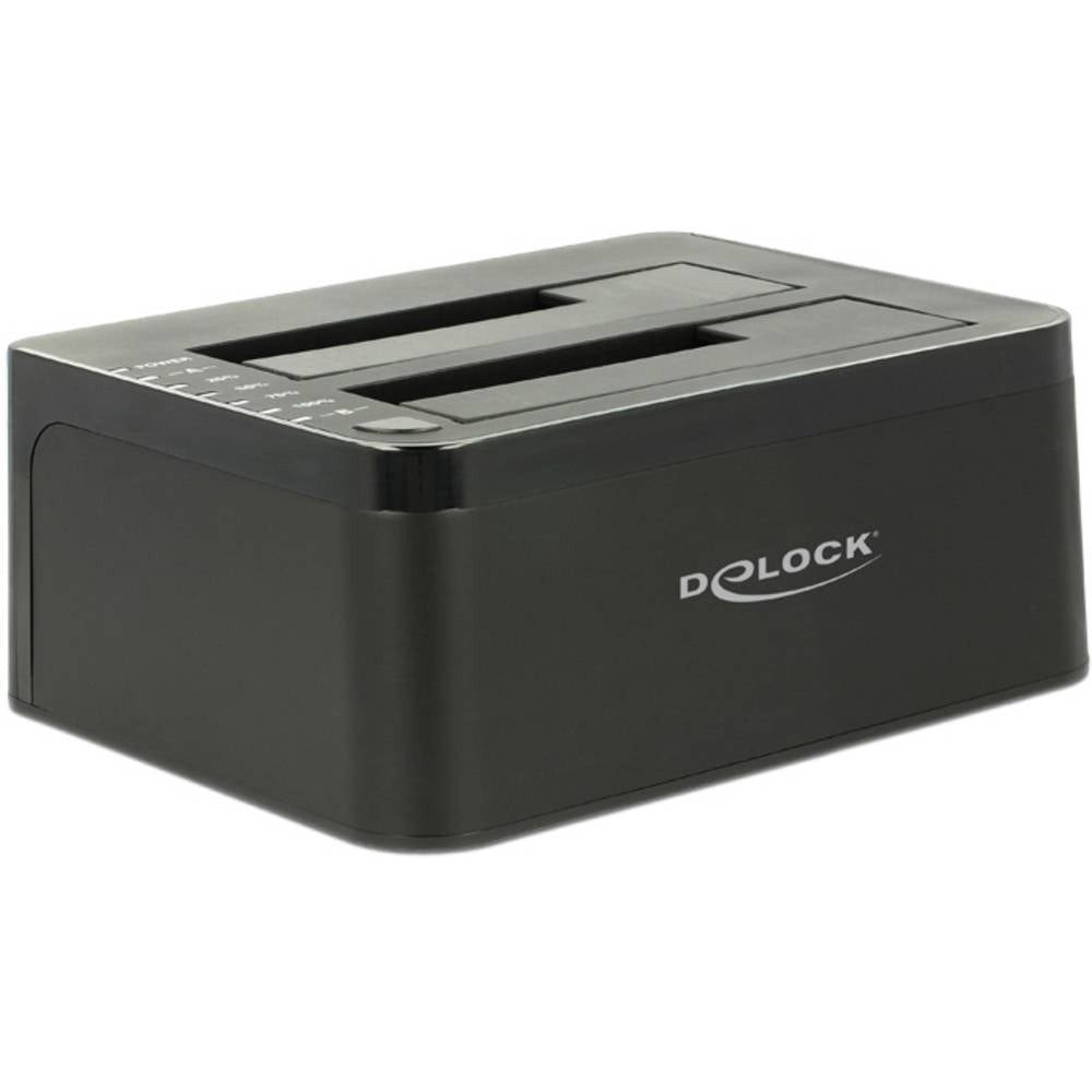 Delock Festplatten-Dockingstation 62661 SATA 6 Gb/s, DC-Buchse 3.5 mm Festplatten-Dockingstation
