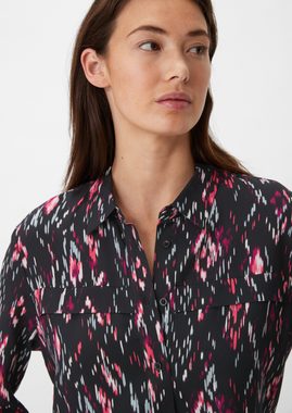 comma casual identity Langarmbluse Bluse aus reiner Viskose