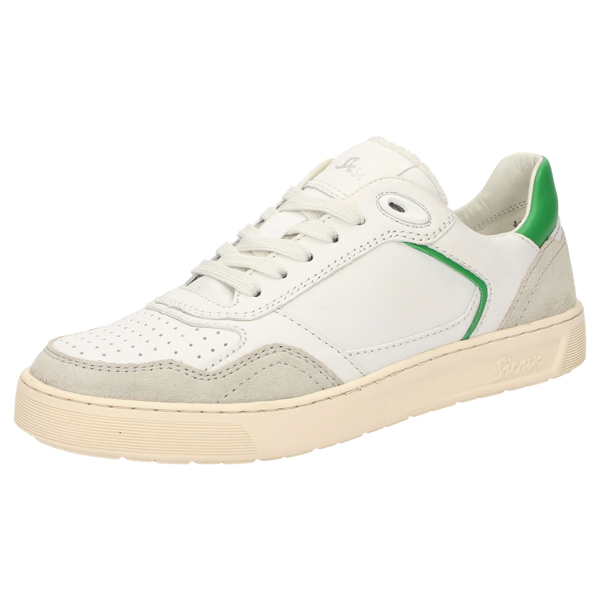 Sioux LOW TEDROSO - Baskets Basses - Weiss Kombi/blanc