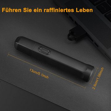 OKWISH Nasenhaartrimmer Nasenhaarschneider Ohrhaarschneider Gesichtshaartrimmer Professionell, USB Wiederaufladbar mit staubdichten Abdeckung, Akku schmerzfreier Augenbrauen Trimmer für Männer und Frauen