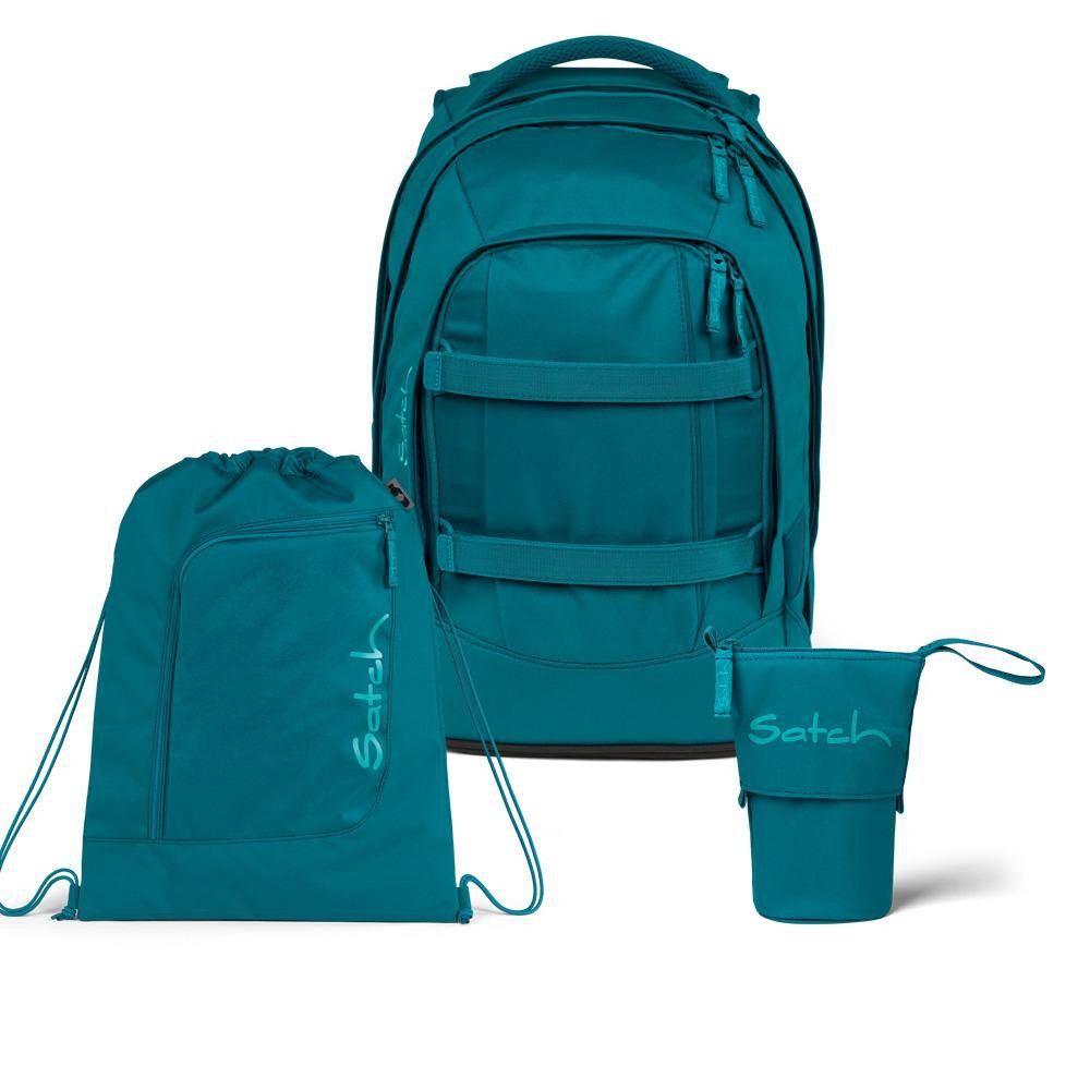 Satch Schulrucksack Pack (3tlg., inkl. Pencil Slider und Sportbeutel)
