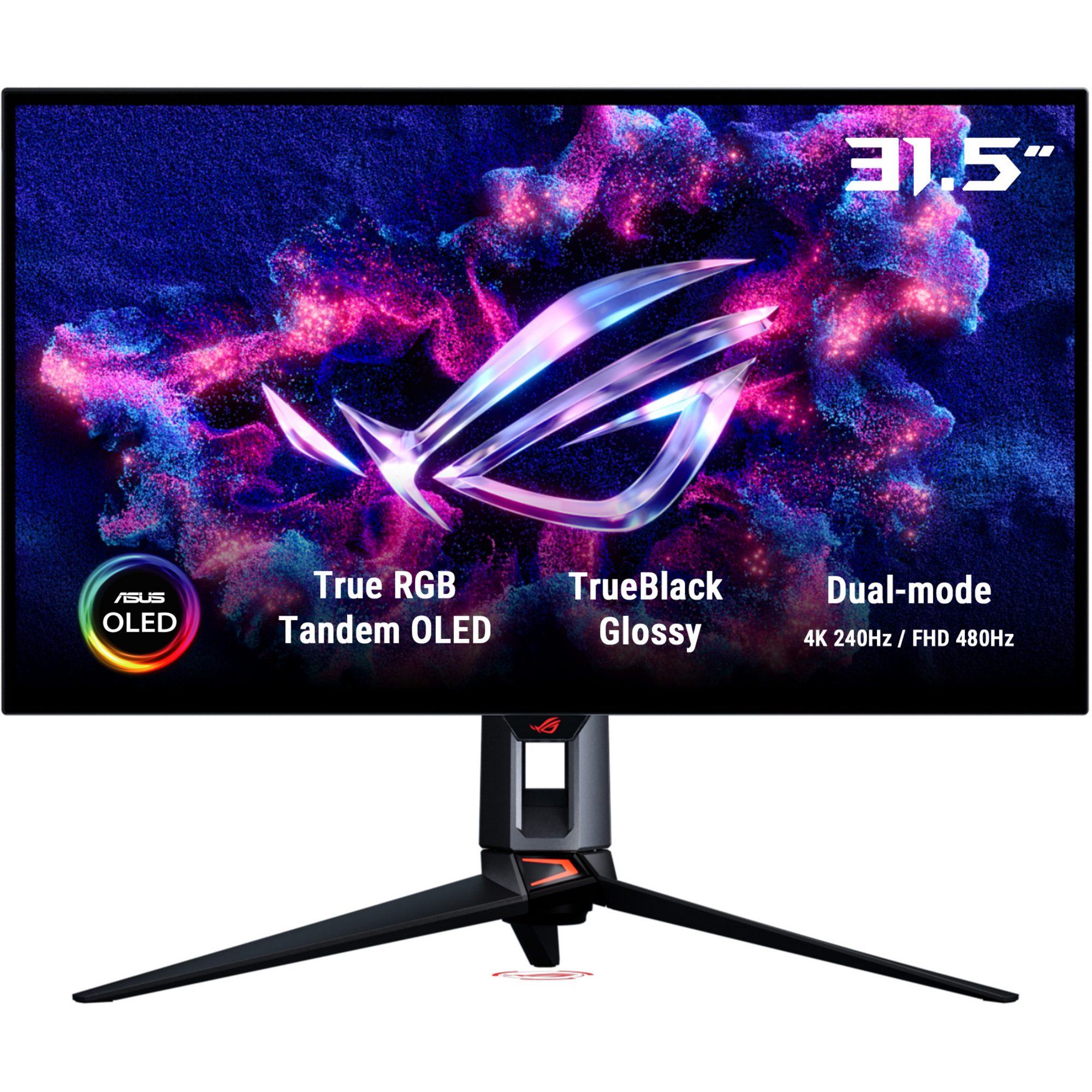 Asus ASUS ROG Swift OLED PG32UCWM, Gaming-Monitor, (UltraHD/4K, Dual Mode TFT-Monitor (3840 x 2160 px, UltraHD/4k, 0,03 ms Reaktionszeit, QD-OLED)