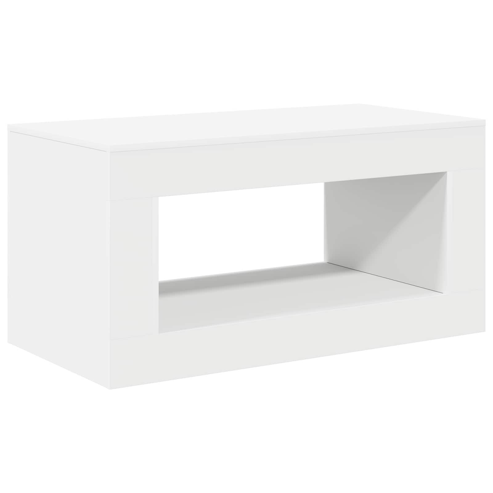 vidaXL Couchtisch Weiß (1-St)