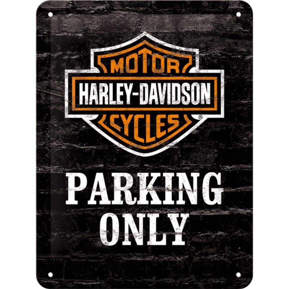 Nostalgic-Art Metallschild Blechschild 15x20 cm - Harley-Davidson - Parking günstig online kaufen