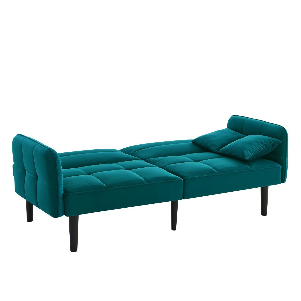 Merax Schlafsofa Samt Funktionsbett klappbares Schlafsofa günstig online kaufen