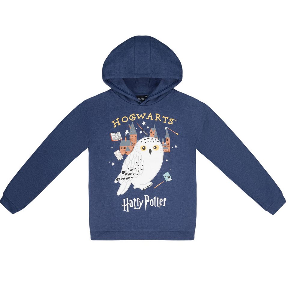 Harry Potter Langarmshirt Harry Potter Kapuzenpullover Kinder Mädchen Jungen Hoodie