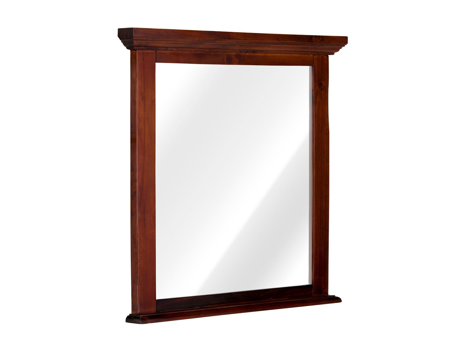 massivum Wandspiegel Catana Spiegel Massivholz braun (1-St)