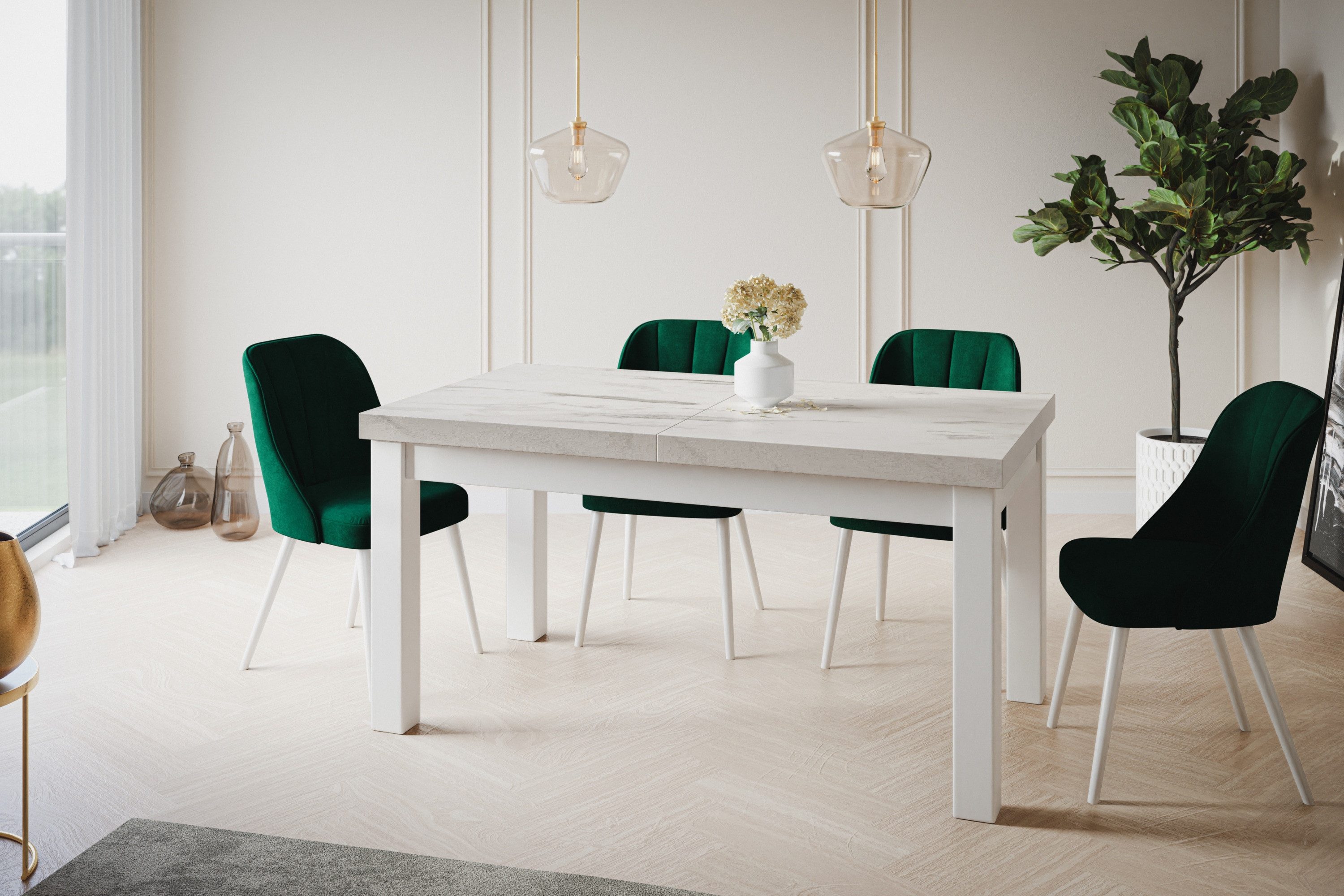 Alpi-Möbel Esstisch Wohnzimmertisch - Ausziehbarer Tisch günstig online kaufen