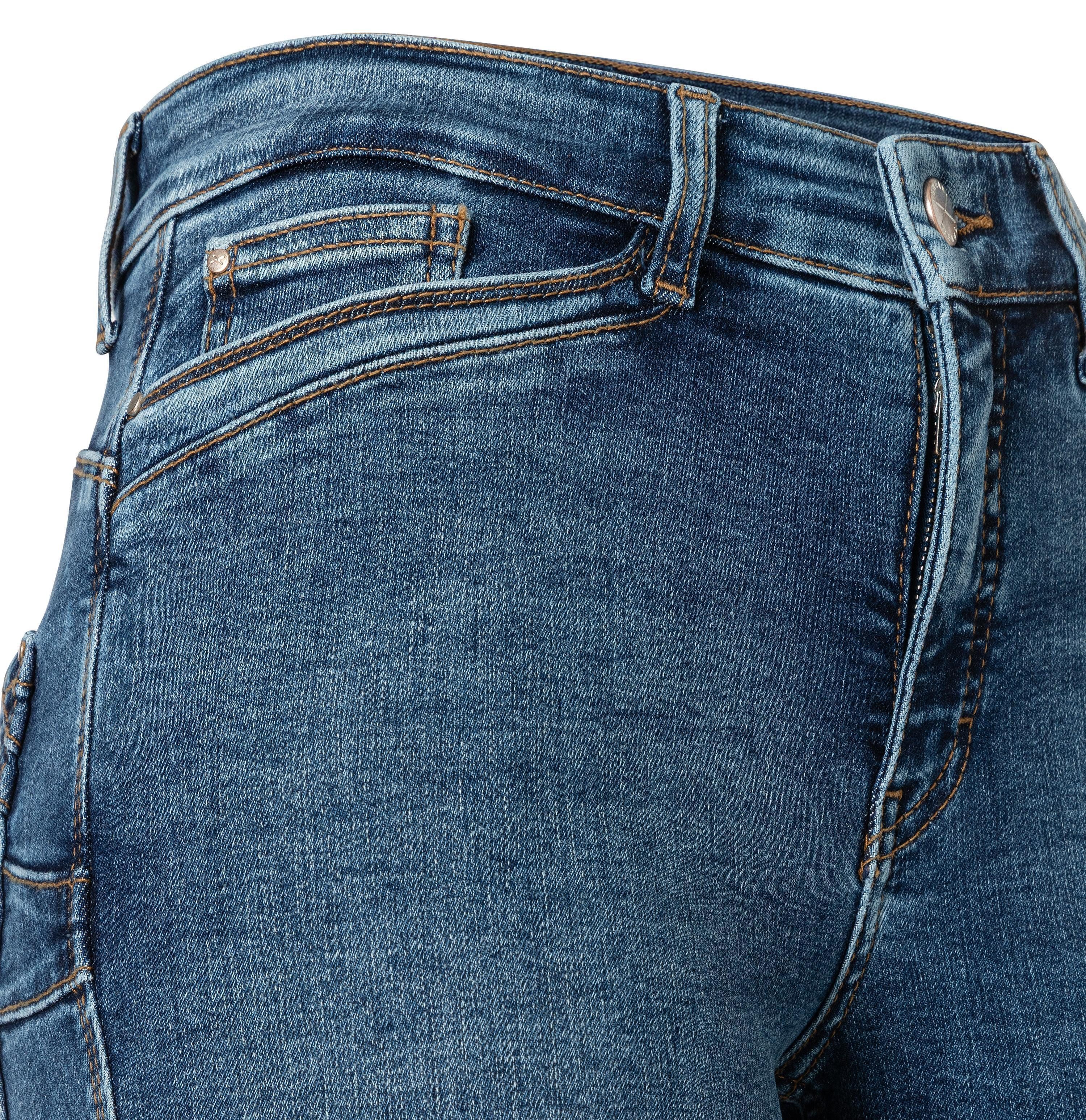 MAC Stretch-Jeans MAC DREAM SKINNY SHAPE vintage destroyed blue 5483-90-0358 D542 – Bild 5 von 5