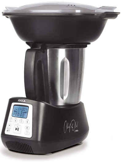 Jocca Küchenmaschine All-in-One Multifunktions-Küchenmaschine mit App, 12 Funktionsweisen, 550 W
