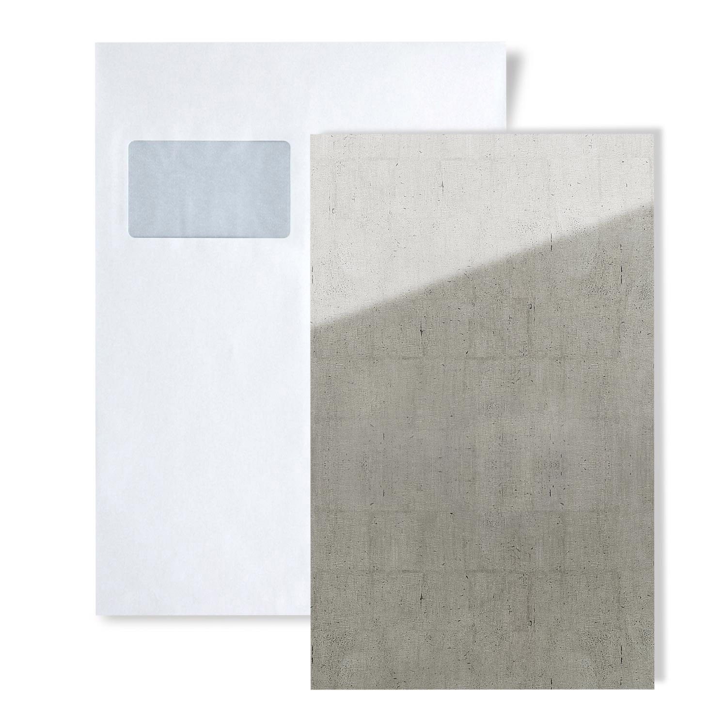 Wallface Wandpaneel 1 MUSTERSTÜCK S-18001 DIN A5 Wandpaneel Muster, BxL: 15x20 cm, 0 qm, (1 MUSTERSTÜCK, Produktmuster, 1-tlg., Muster des Wandpaneels) Platin, silber-grau