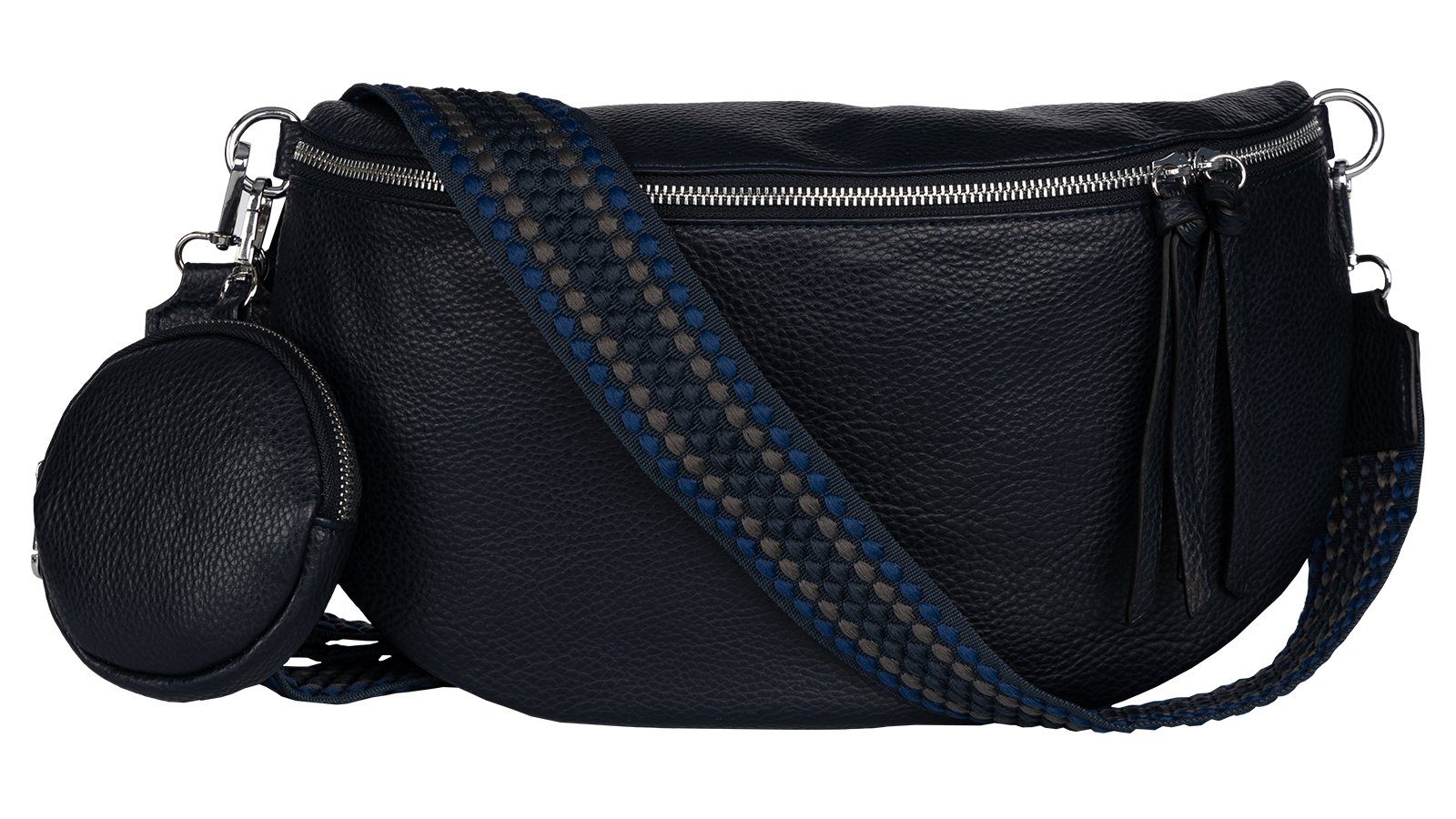 Gürteltasche Bauchtasche Umhängetasche Crossbody-Bag Kunstleder Italy-Design