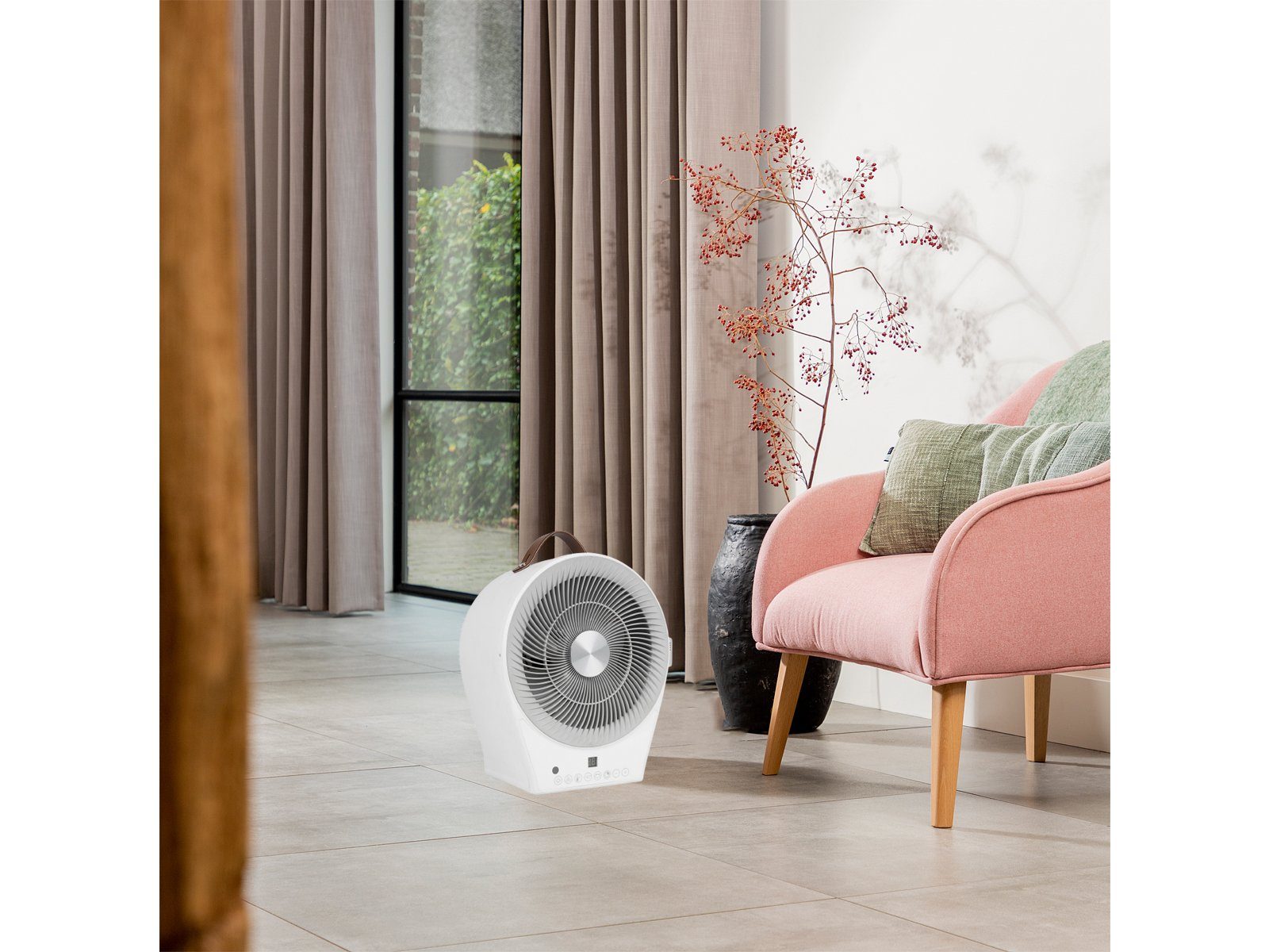 Tristar Heizlüfter, 2in1 leiser Elektroheizer & kleiner Tisch-Ventilator Schnellheizer