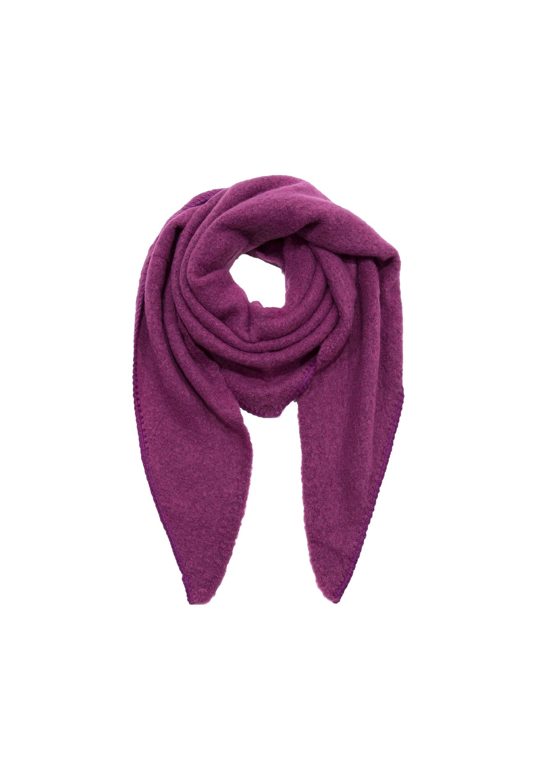 Faera Modeschal Bouclé Dreieckstuch cozy Material, 8148 in Pink