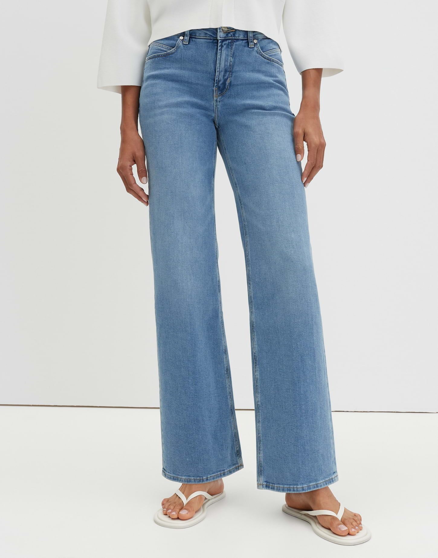 someday Bootcut-Jeans Carie iconic leicht ausgestelltes Bein, Flared
