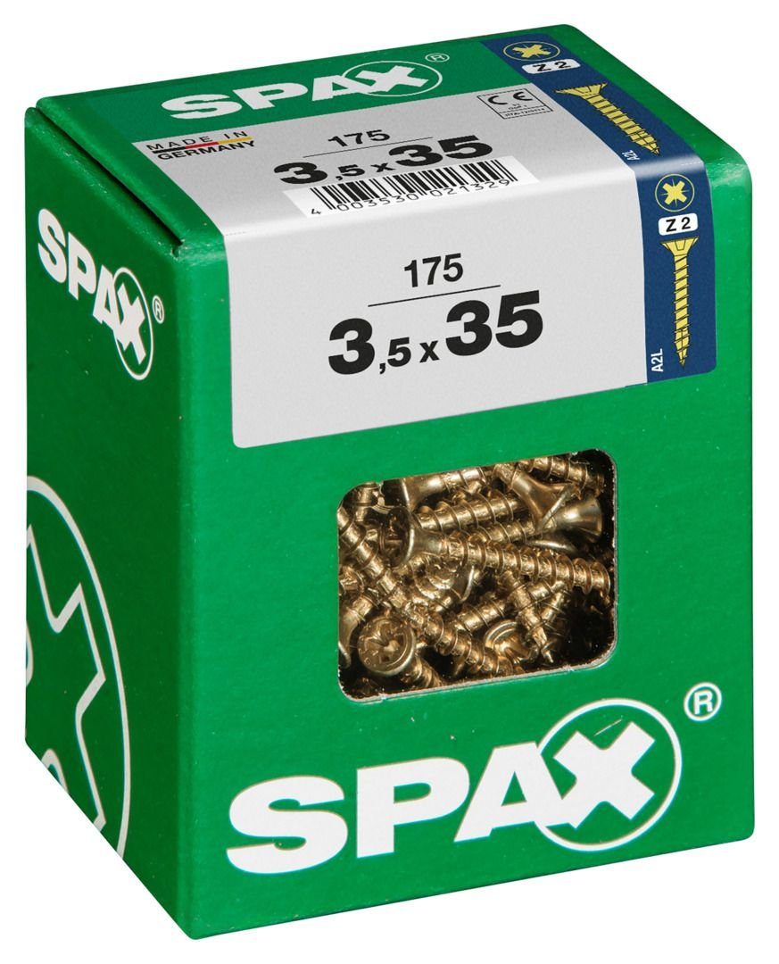 SPAX Holzbauschraube Spax Universalschrauben mm - 175 35 3.5 PZ 2 x