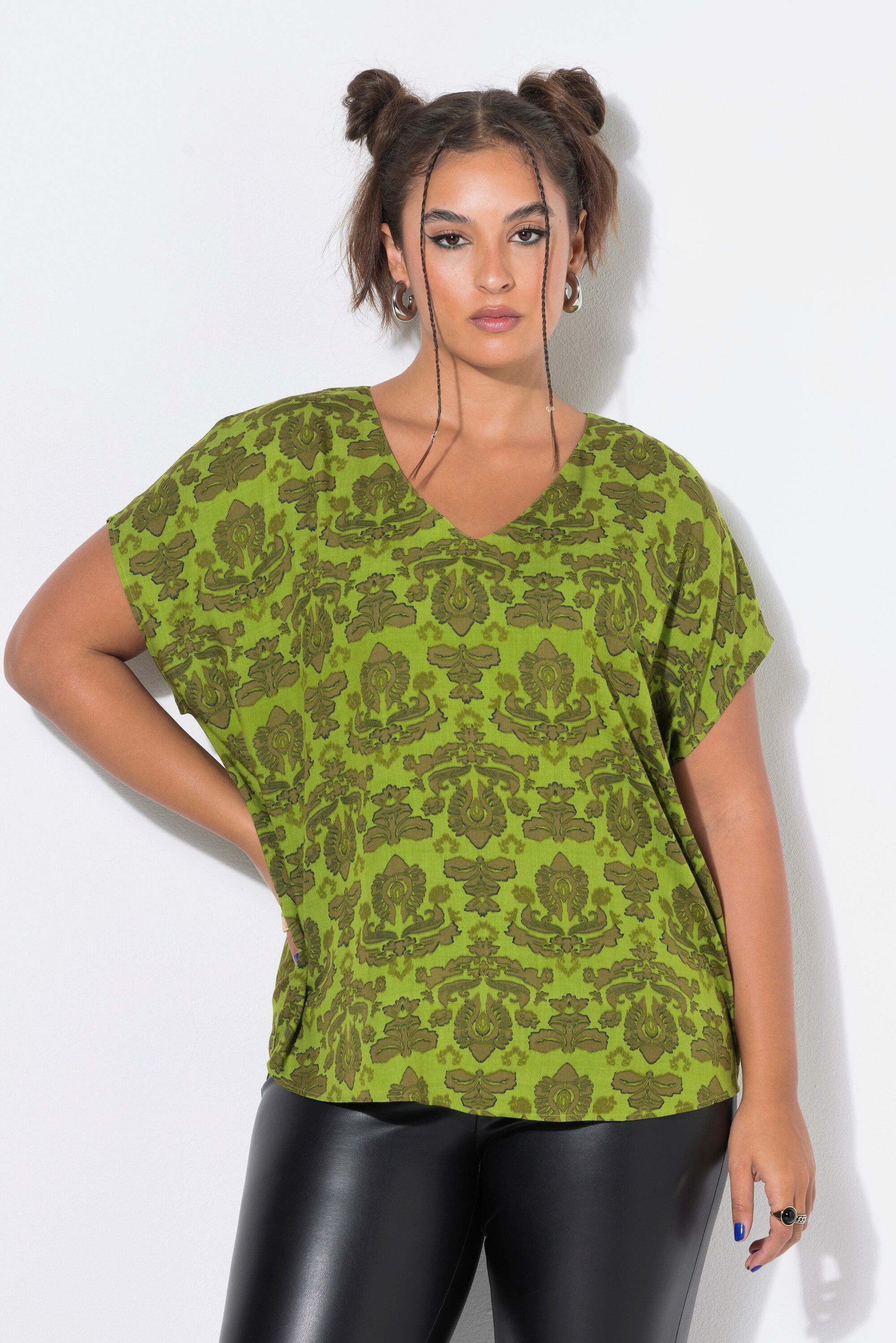 Studio Untold Druckbluse Blusenshirt oversized Paisleys