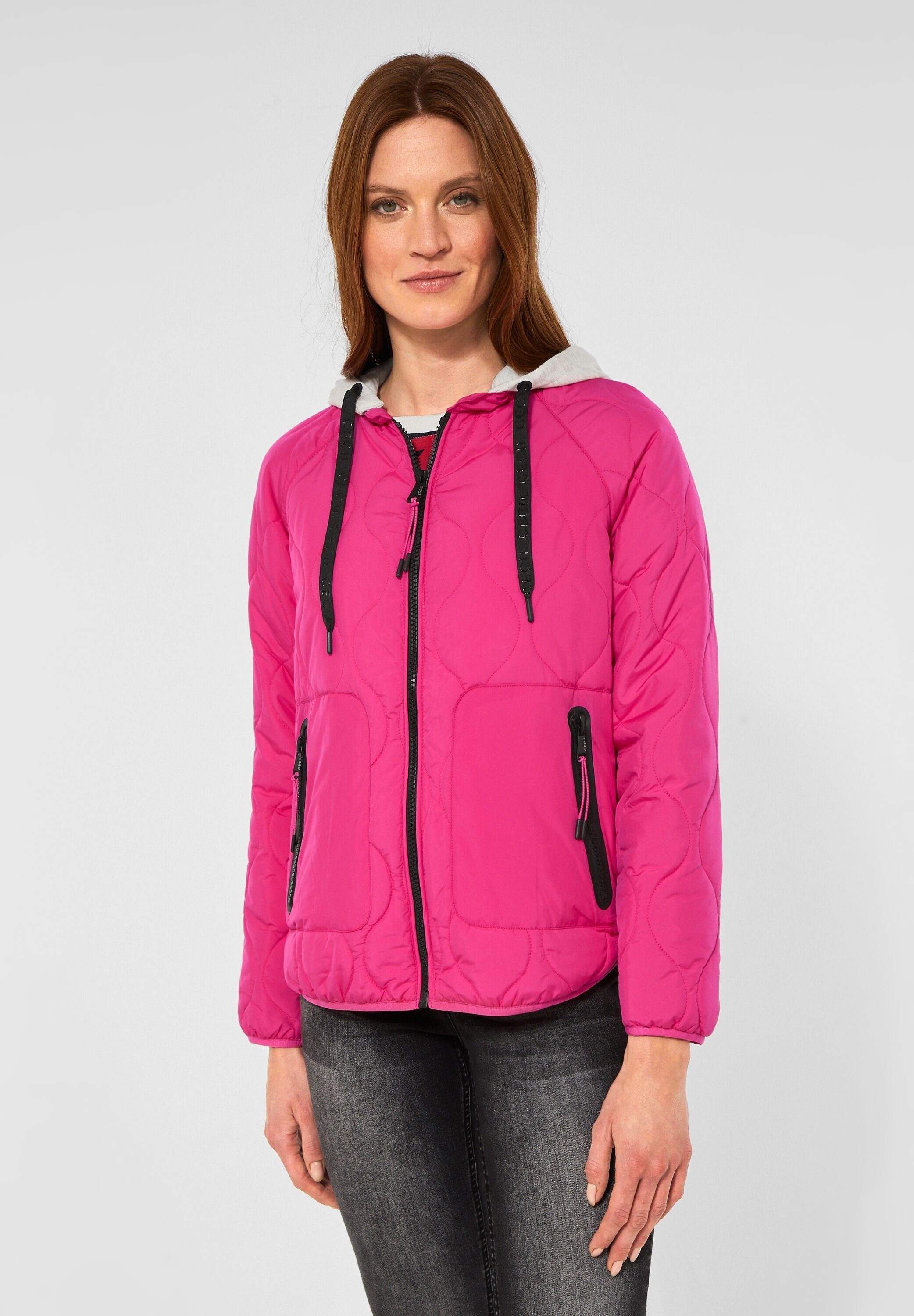 Leichte Dynamic Taschen Outdoorjacke Steppjacke 14233 dyn light Cecil Pink Light (1-St) in Cecil