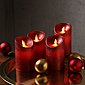 MARELIDA LED-Kerze »LED Kerzenset Adventskerzen Echtwachs bewegliche Flamme zum Auspusten 10cm 4St.« (4-tlg), Bild 7