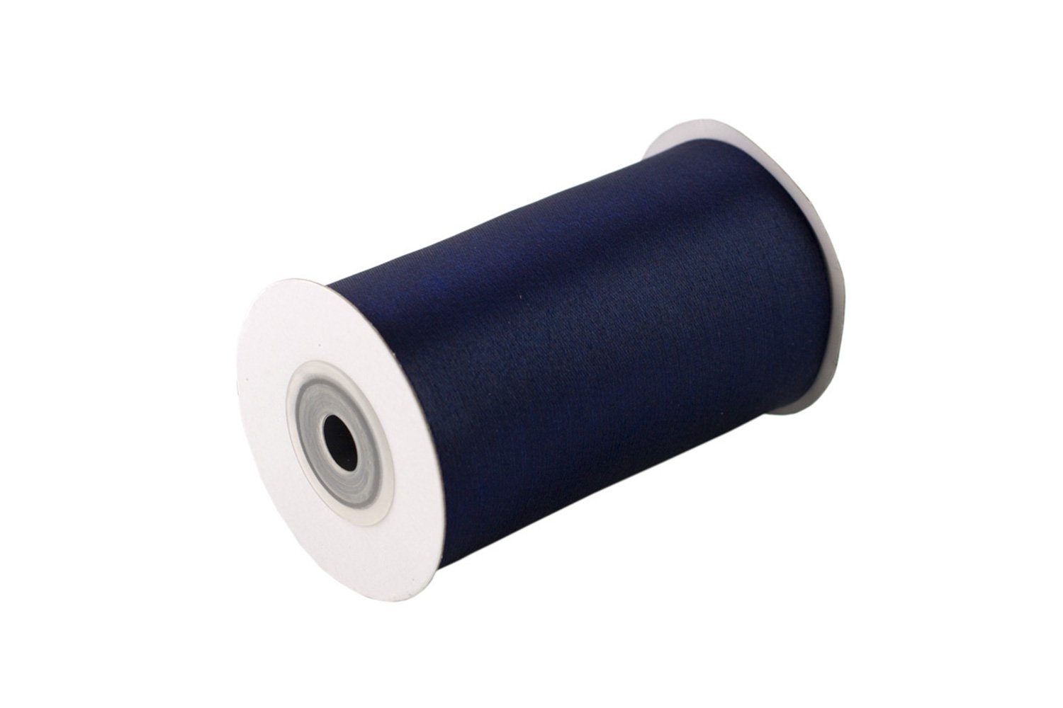 Creativery Satinband, Satinband 100mm x 10m Rolle Dunkelblau