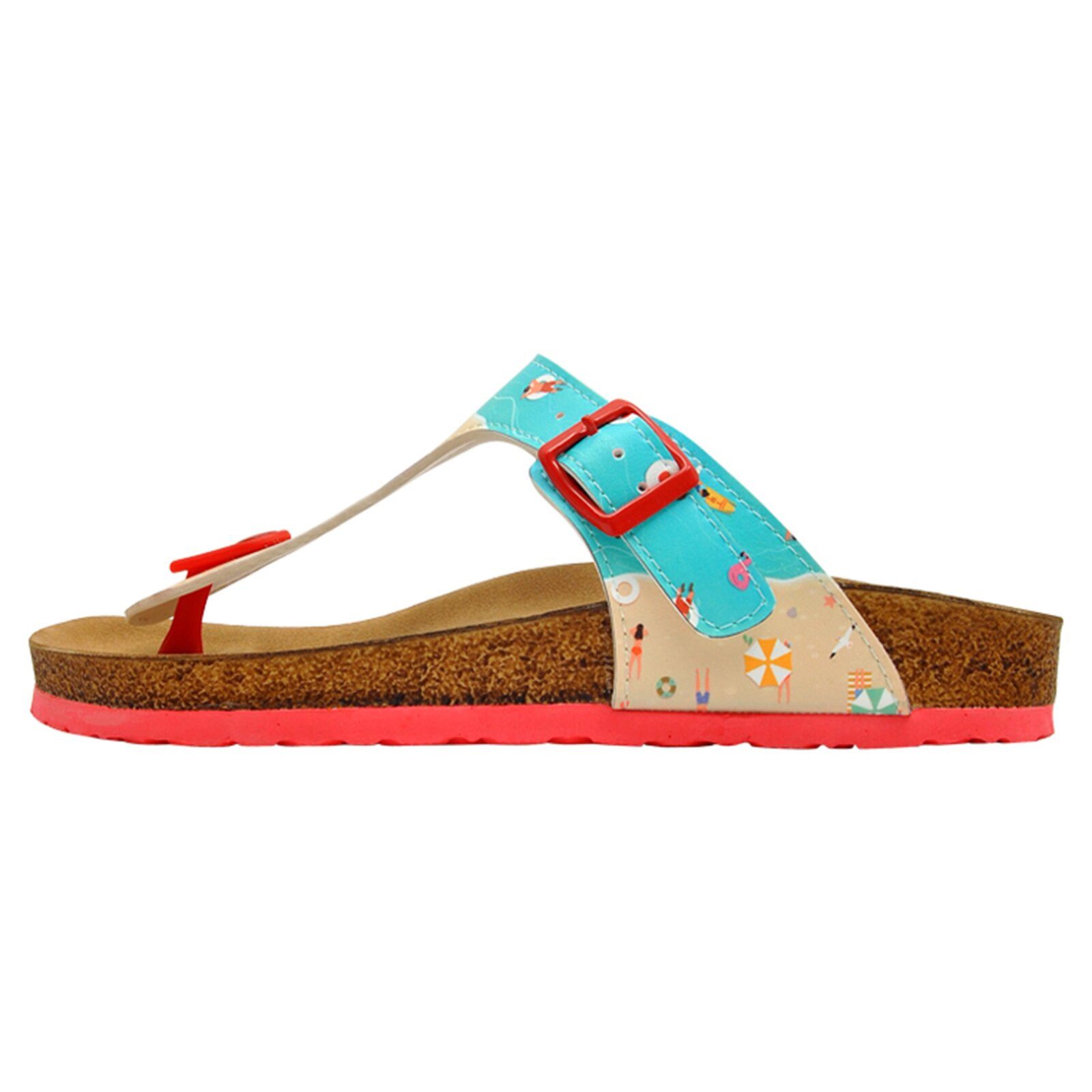 DOGO DOGO Lila Sandalen Zehentrenner Vegan