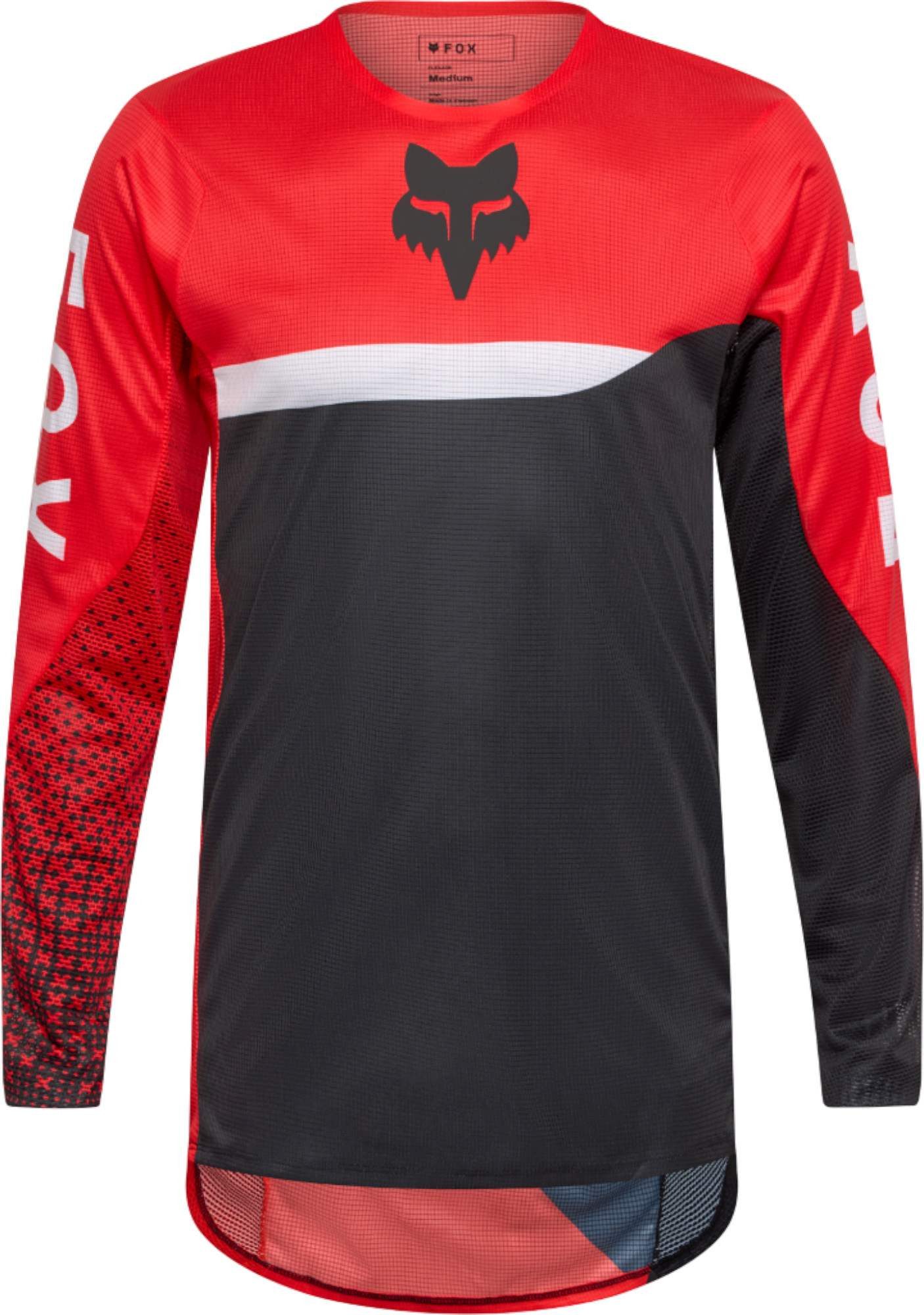 Fox Racing Motocross-Shirt Flexair Fracture Motocross Jersey Atmungsaktiv robust