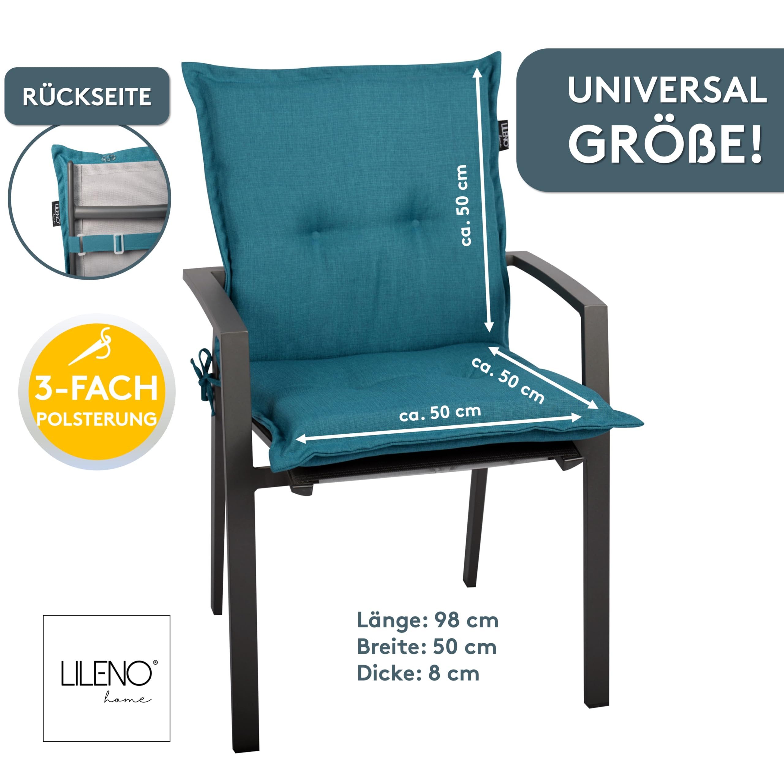 LILENO HOME Polsterauflage Gartenstuhl Niedriglehner Auflage, günstig online kaufen