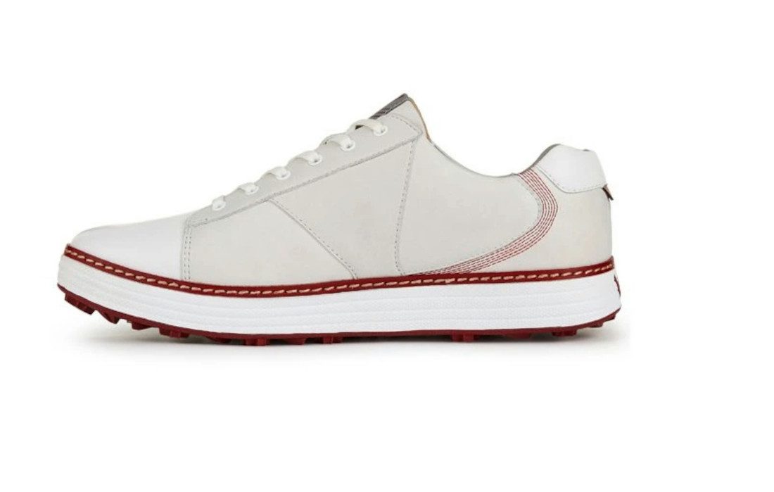 Callaway Callaway Golfschuh Delmar Retro Spikeless Weiß-Rot Herren Golfschuh