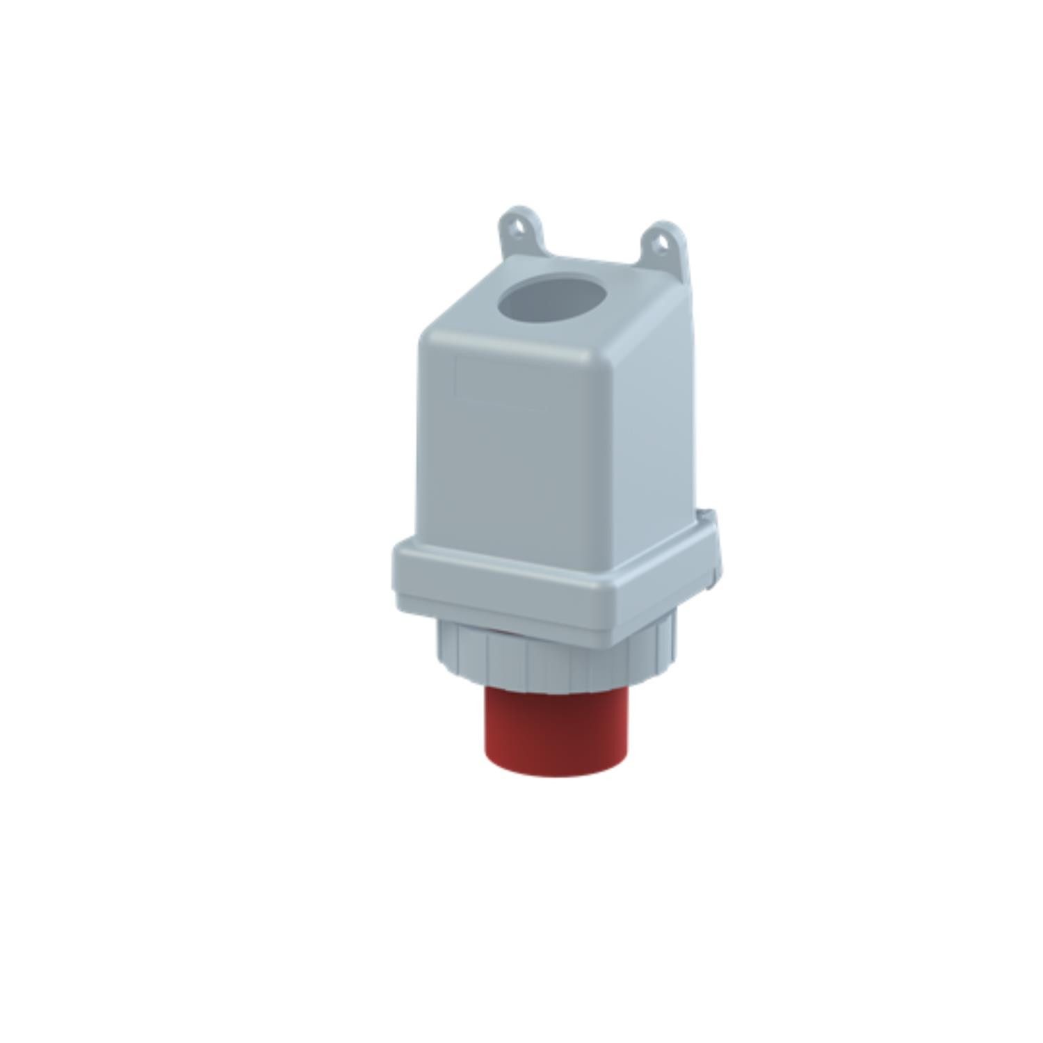 Amphenol CEE-Stecker Titel:63 Ampere CEE Wandsteckverbinder 5-polig (3P+N+PE) Stift, Kodie, (CEE Stromverteiler)
