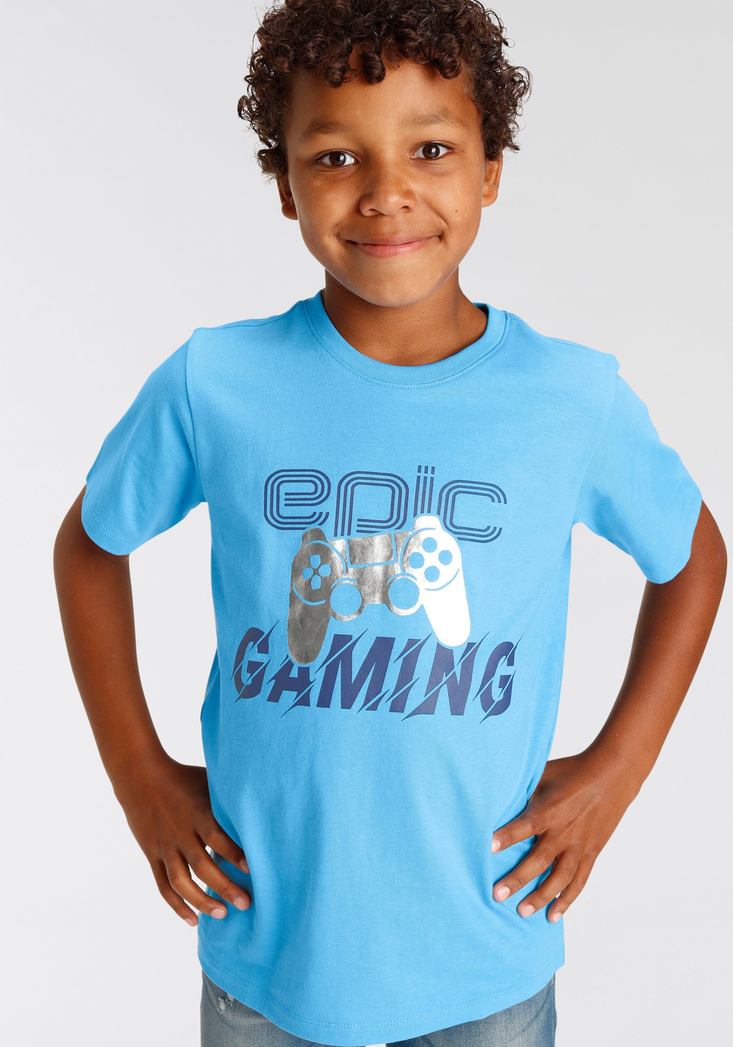 KIDSWORLD T-Shirt EPIC GAMING Folienprint | T-Shirts